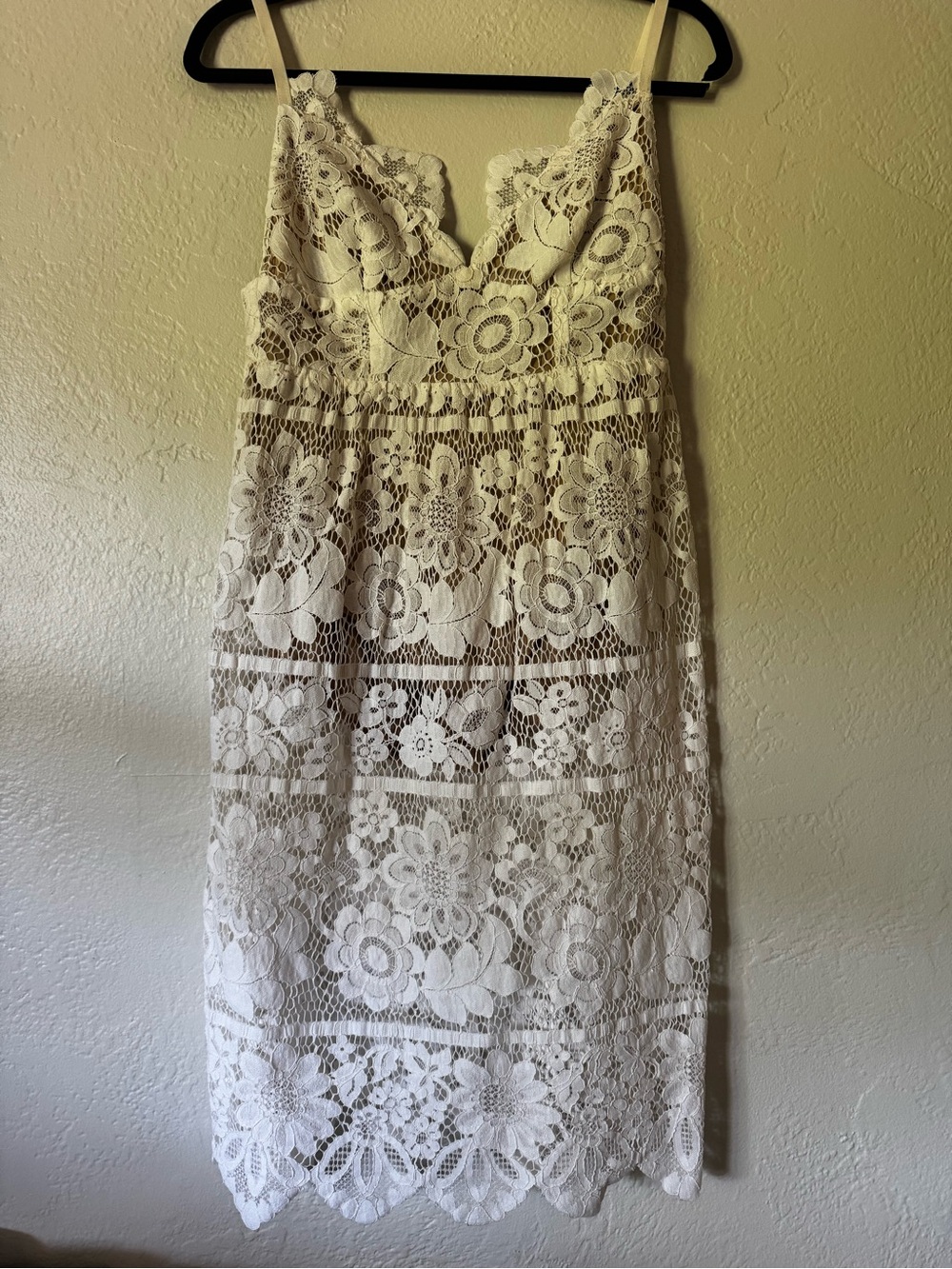 For Love And Lemons Gianna Lace Midi Dress